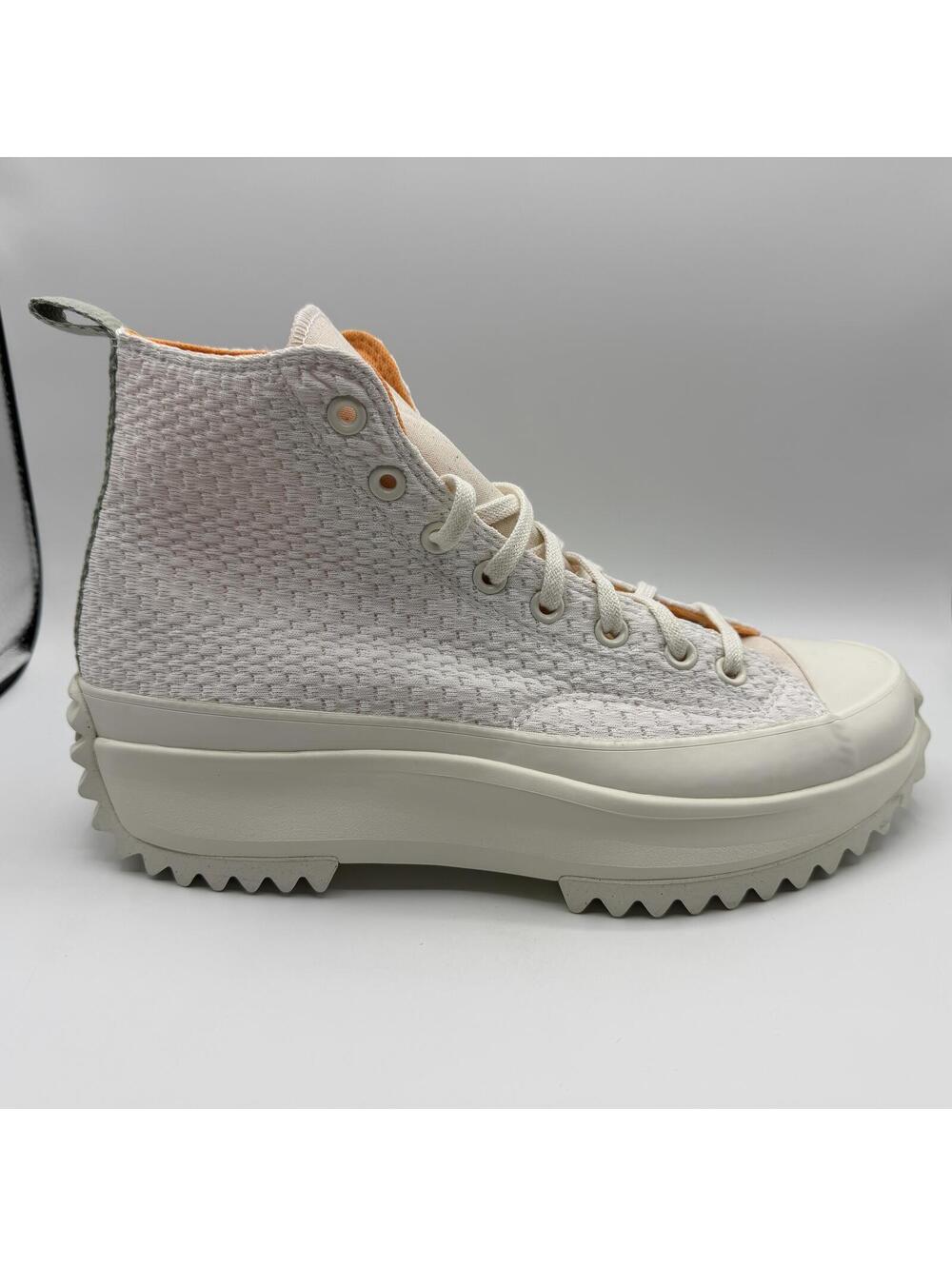 Converse Run Star Hike Peach Dream Orange Haven Egret A03838C Women 11.5 Men 10 - Picture 8 of 14